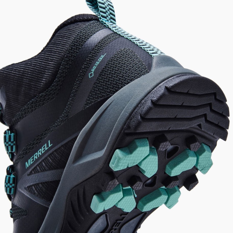 Kvinners Mqm Flex 2 Mid Gore-tex Merrell Granitt Bølge