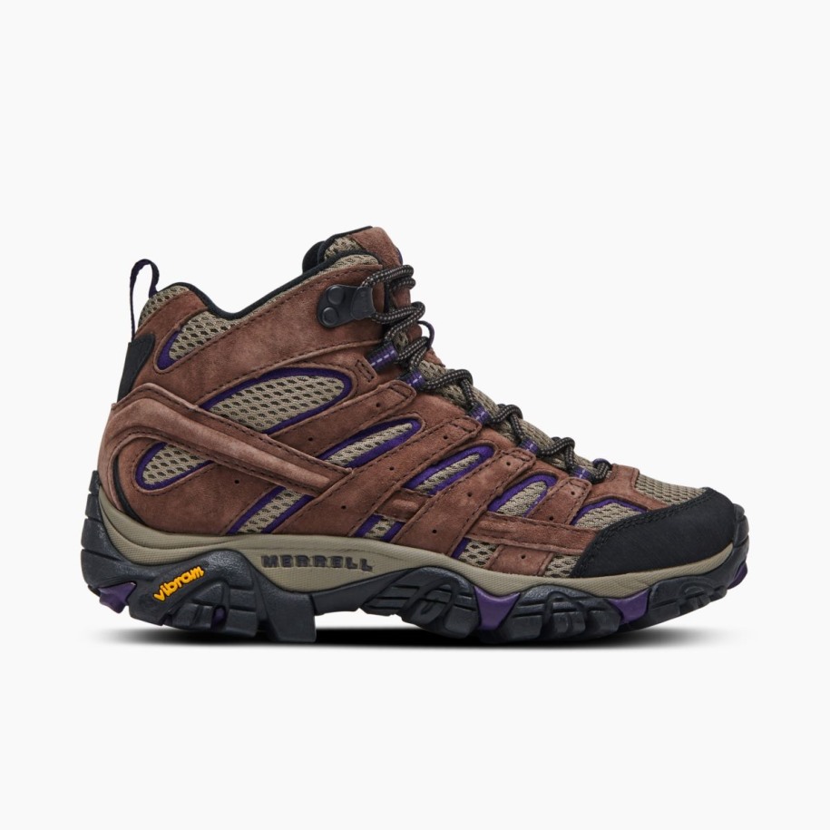 Dame Moab 2 Mid Ventilator Bred Bredde Bracken Lilla Merrell