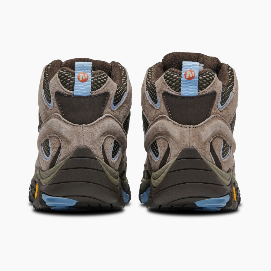 Kvinners Moab 2 Mid Vanntett Brindle Merrell