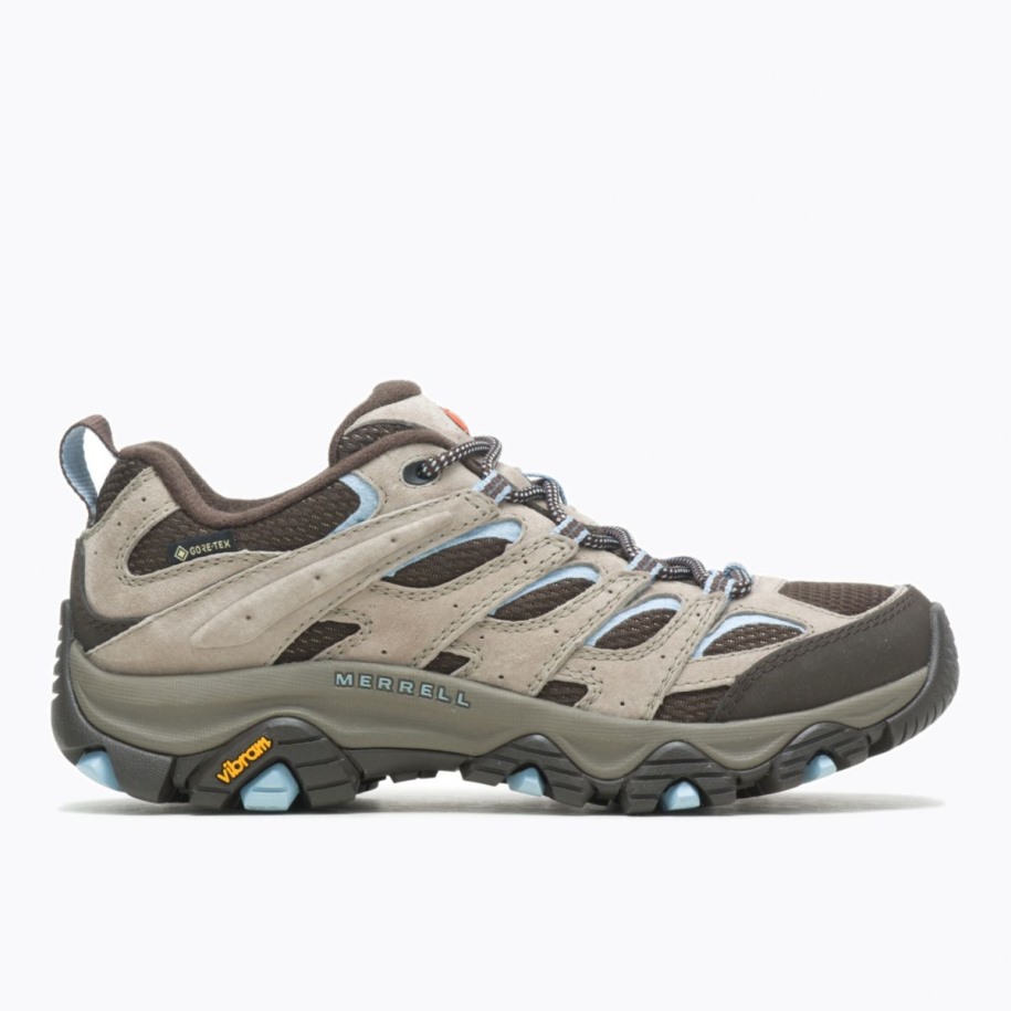 Kvinners Moab 3 Gore-tex Brindle Merrell