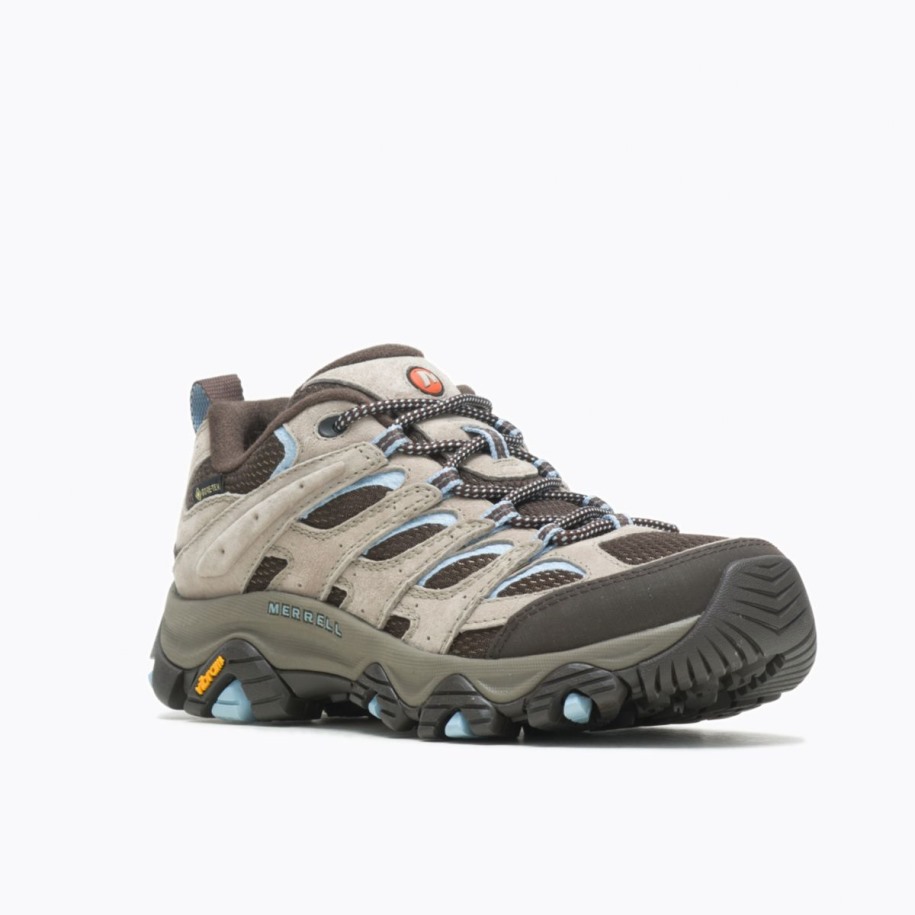 Kvinners Moab 3 Gore-tex Brindle Merrell