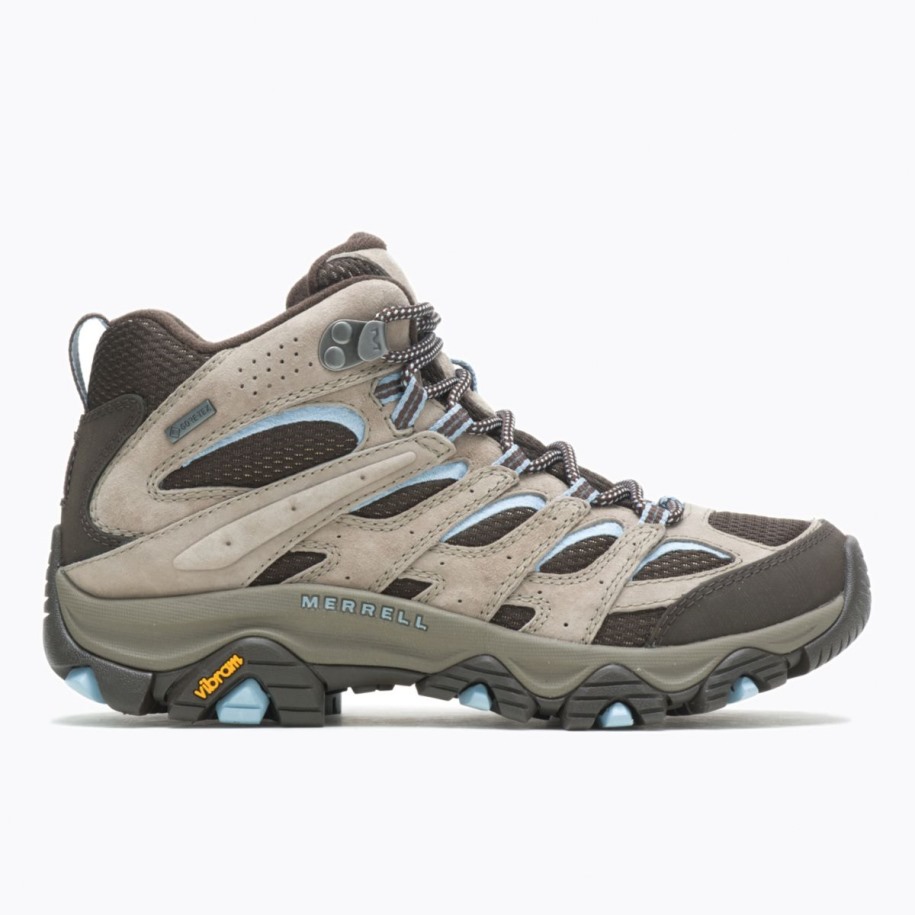 Kvinners Moab 3 Mid Gore-tex Merrell Brindle