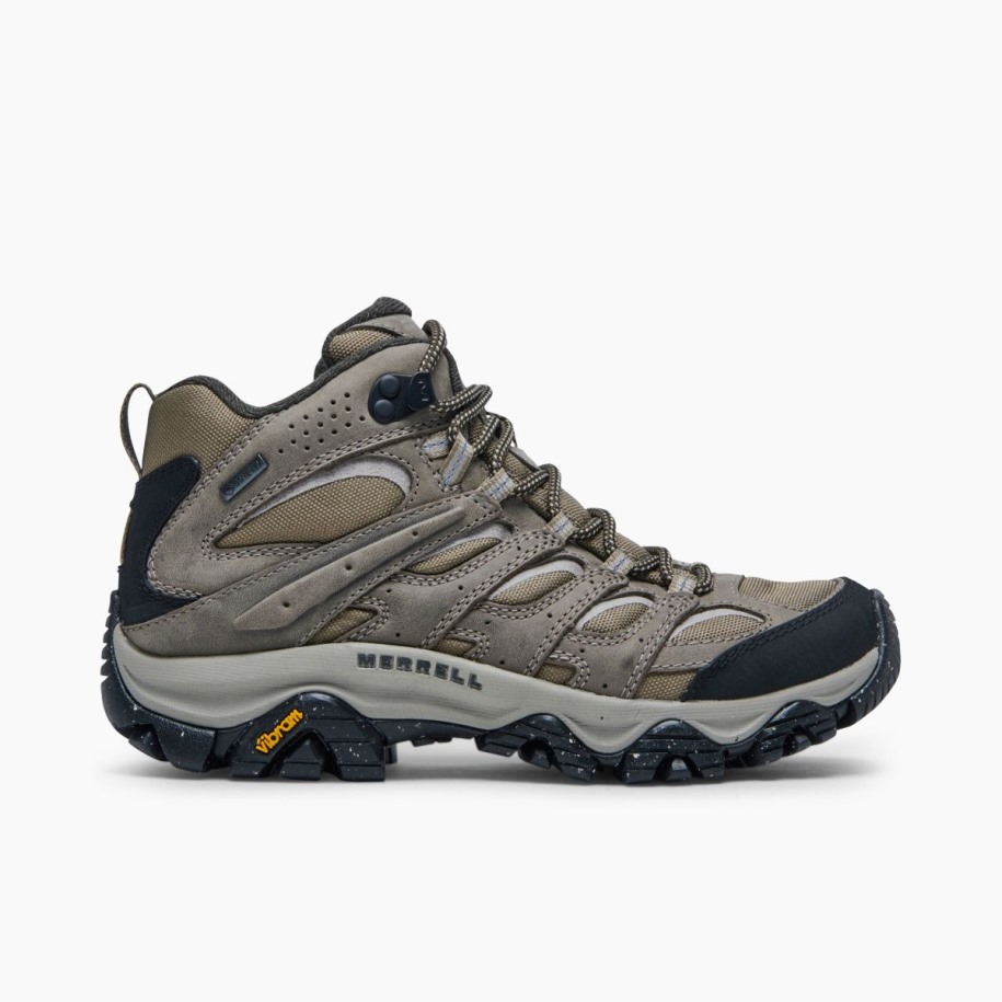 Kvinners Moab 3 Glatt Mid Gore-tex Merrell Brindle