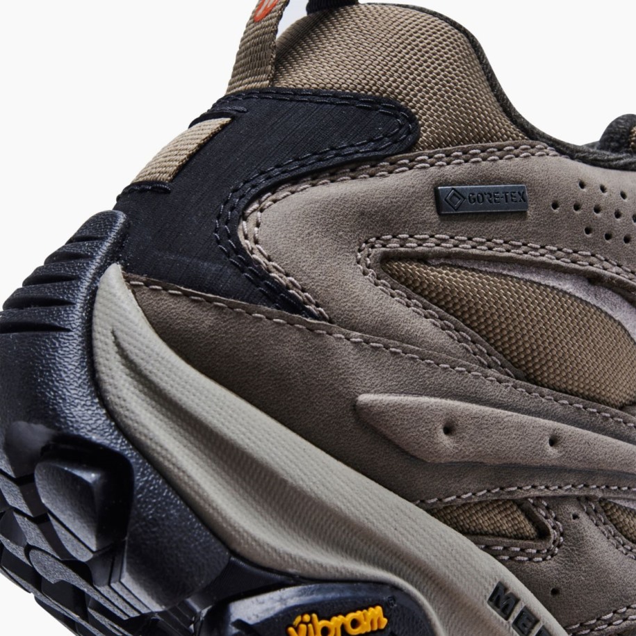 Kvinners Moab 3 Glatt Mid Gore-tex Merrell Brindle