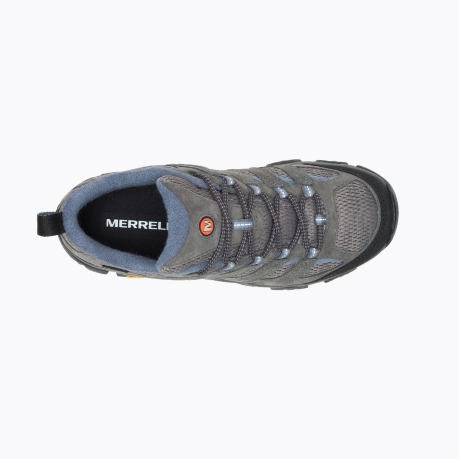 Kvinners Moab 3 Vanntett Bred Bredde Merrell Granitt