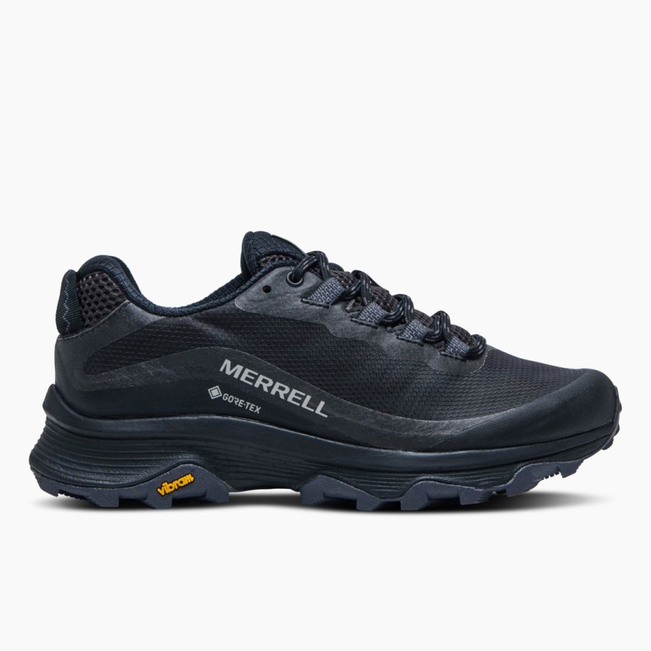 Kvinners Moab Speed Gore-tex Merrell Svart Asfalt