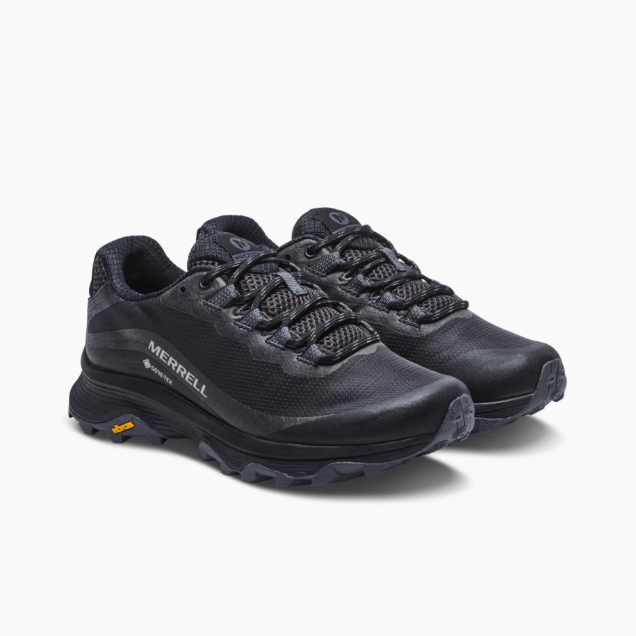 Kvinners Moab Speed Gore-tex Merrell Svart Asfalt