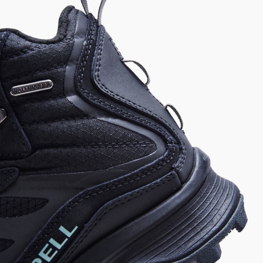 Dame Moab Speed Thermo Mid Vanntett Merrell Svart