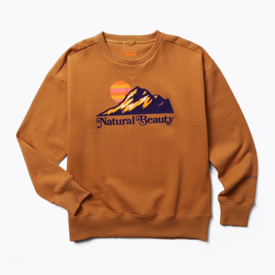 Kvinners Naturlige Skjønnhet Crew Neck Fleece Merrell Kjeks