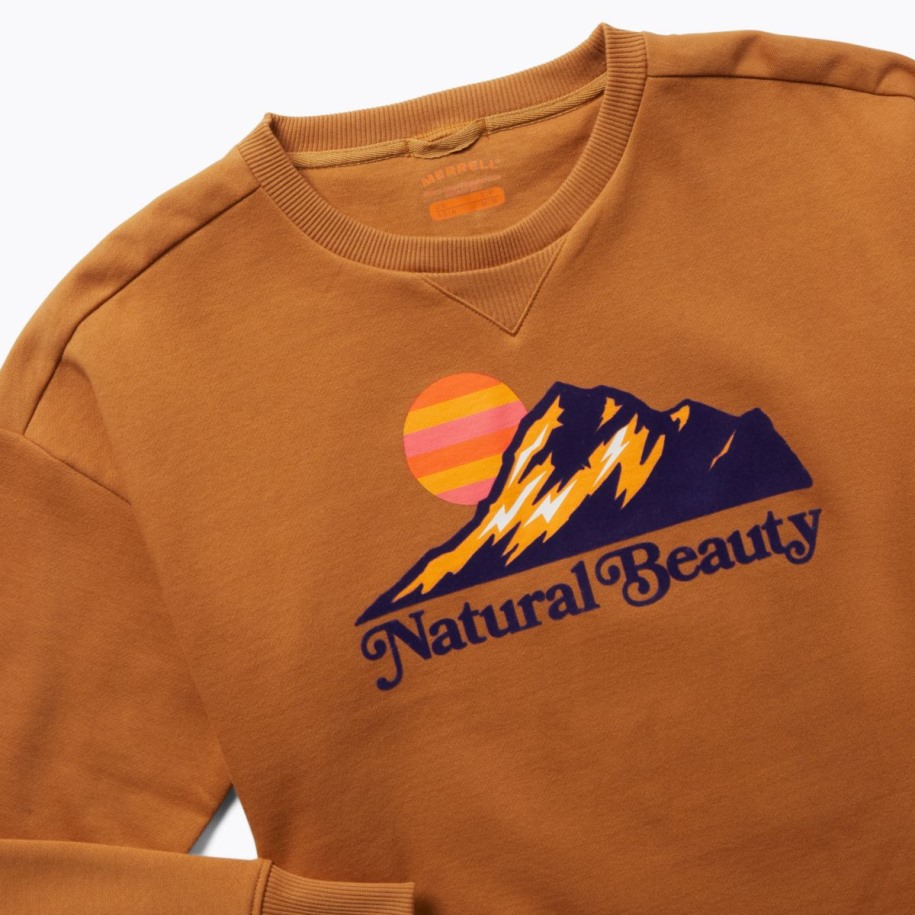 Kvinners Naturlige Skjønnhet Crew Neck Fleece Merrell Kjeks