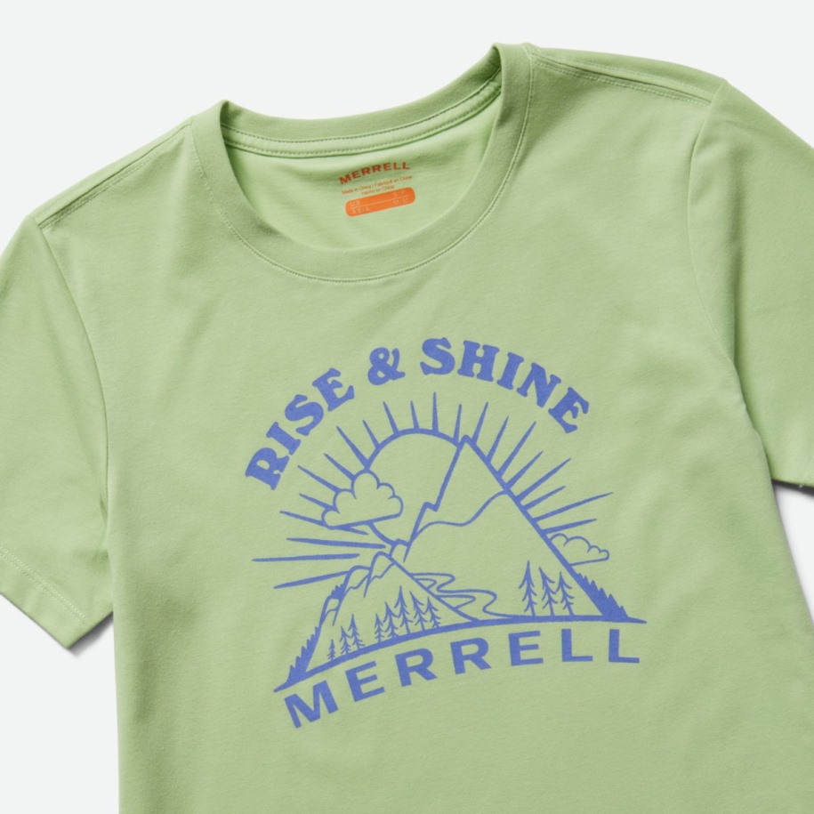 Kvinners Rise And Shine Crew Tee Skum Grønn Merrell
