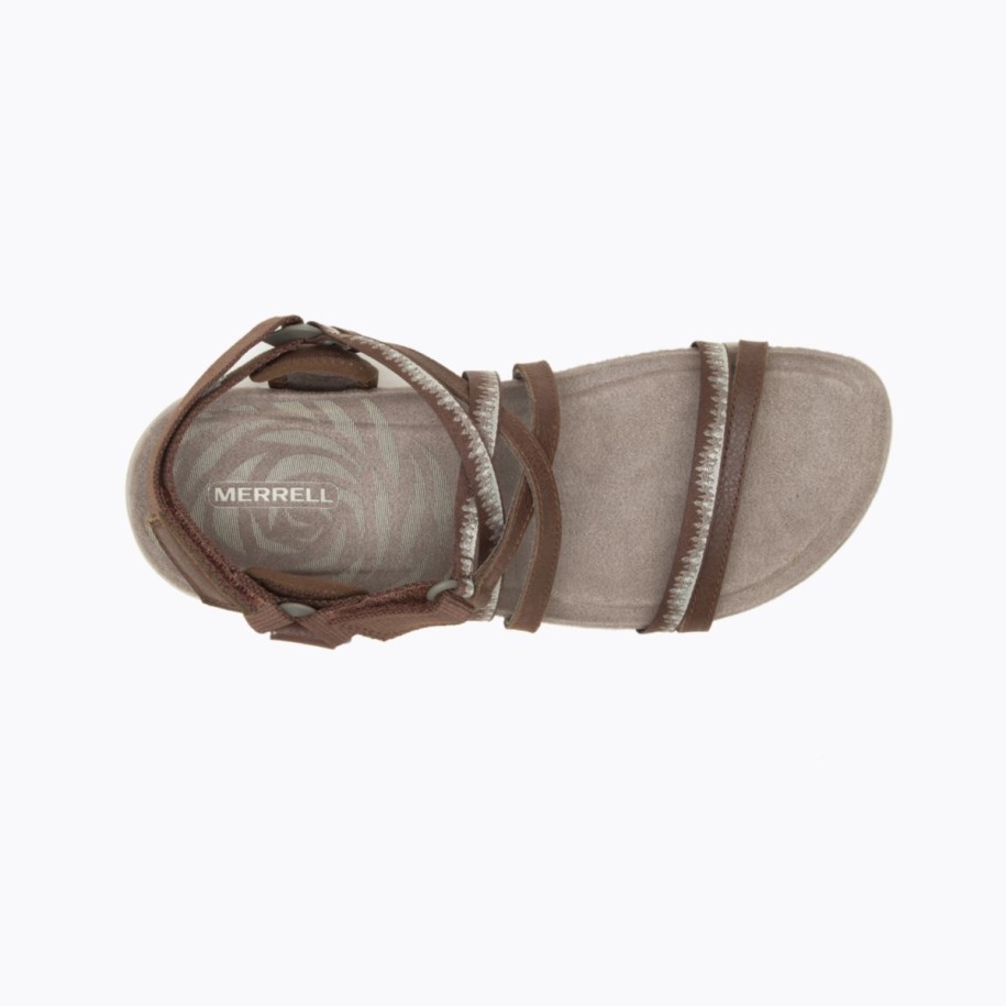 Kvinners Terran 3 Cush Lattice Merrell Dark Earth