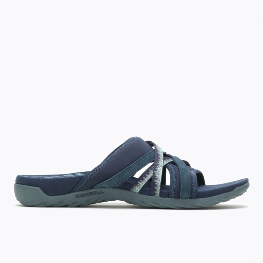 Kvinners Terran 3 Cush Slide Merrell Marine