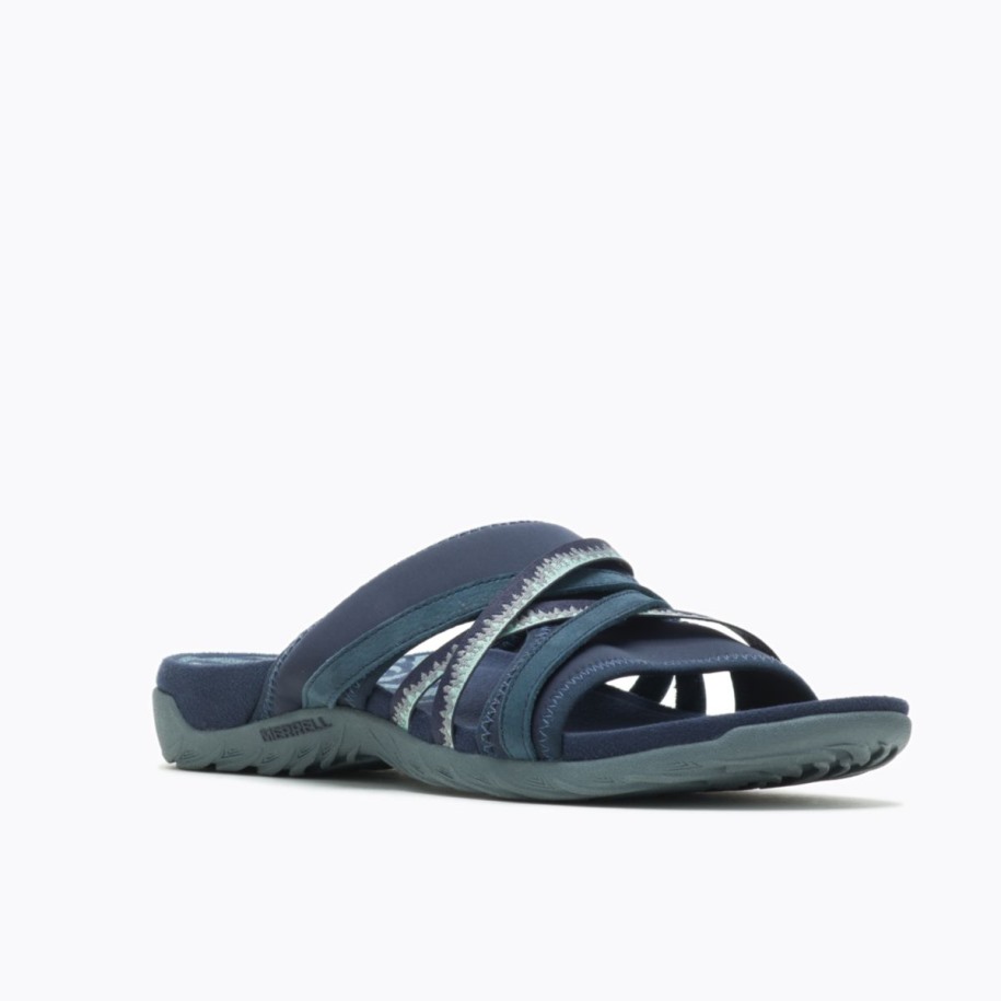 Kvinners Terran 3 Cush Slide Merrell Marine