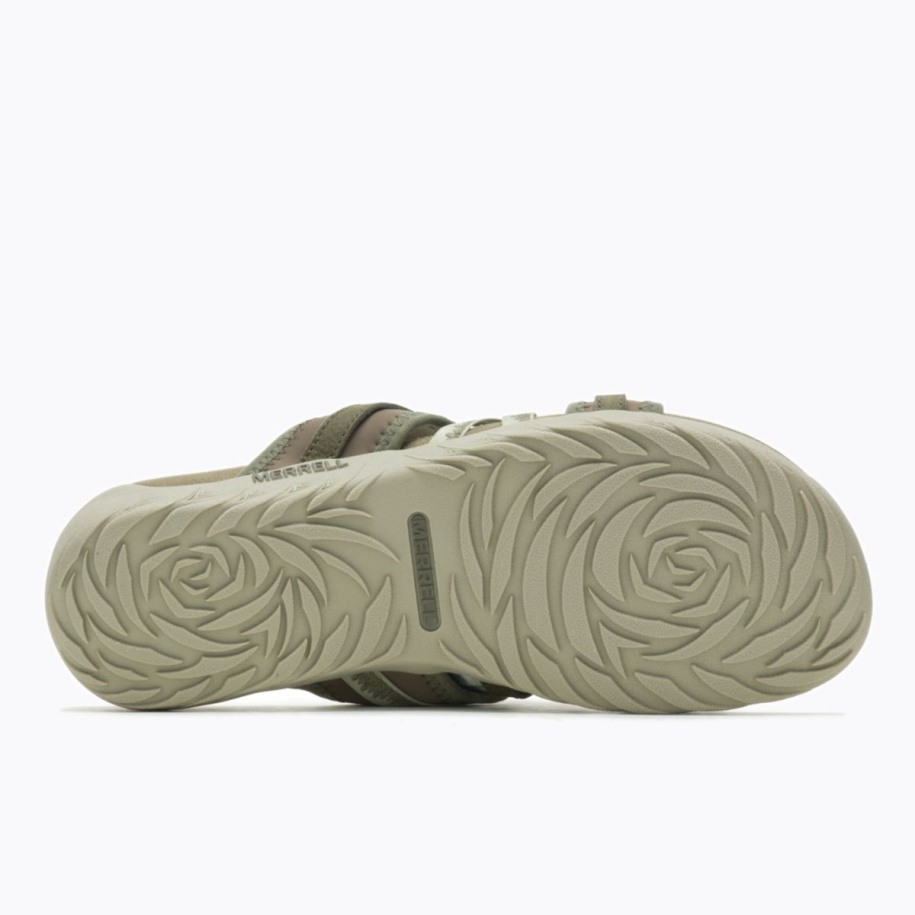 Kvinners Terran 3 Cush Slide Olive Merrell